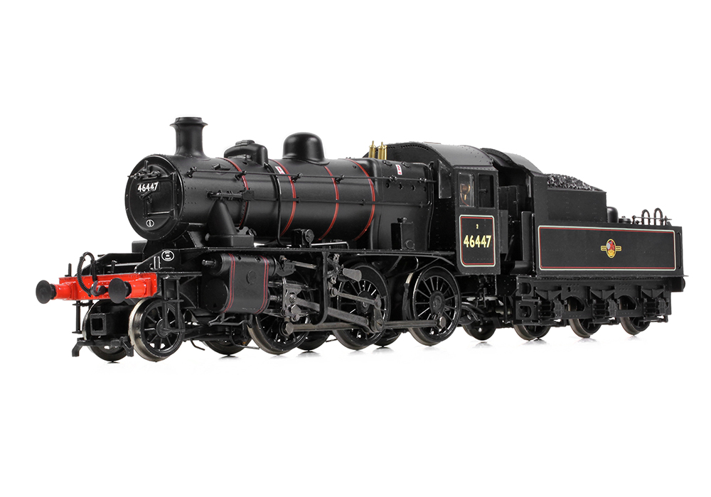Branchline 32-829B LMS Ivatt 2MT 46447 BR Lined Black (Late Crest) - OO Gauge