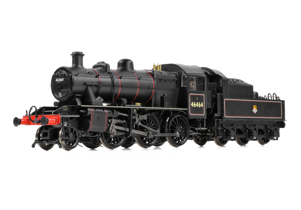 Branchline 32-832 LMS Ivatt 2MT 46464 BR Lined Black (Early Emblem) - OO Gauge