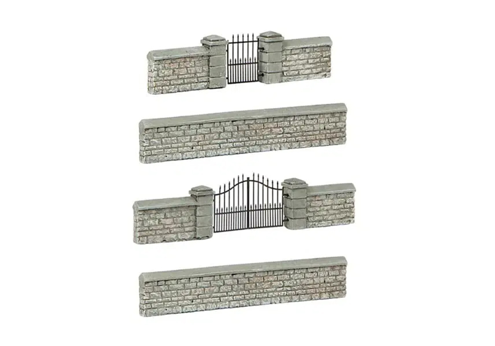 Scenecraft 42-555 Stone Walls & Gates - 1:148 (N) Scale