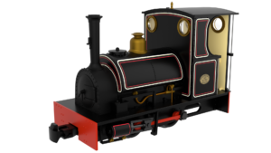 Rapido Trains 814504 Peckett & Sons Cranmore Class – Lined Black OO9 Gauge DCC FITTED