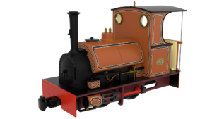 Rapido Trains 814506 Peckett & Sons Cranmore Class – Lined Burnt Orange OO9 Gauge DCC FITTED