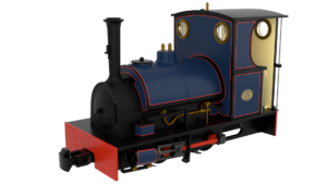 Rapido Trains 814508 Peckett & Sons Cranmore Class – Lined Dark Blue OO9 Gauge DCC FITTED