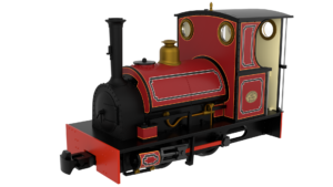Rapido Trains 814509 Peckett & Sons Cranmore Class – FR Style Lined Red OO9 Gauge DCC FITTED