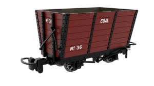 Rapido Trains UK 833005 Wooden Hopper – Red ‘Coal’ No. 36 OO9 Gauge (Copy)