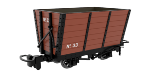 Rapido Trains UK 833007 Wooden Hopper – Light Brown No. 33 OO9 Gauge (Copy)