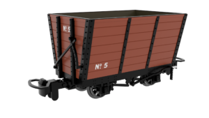 Rapido Trains UK 833101  Rectangular Tank – Plain Black No. 20 OO9 Gauge