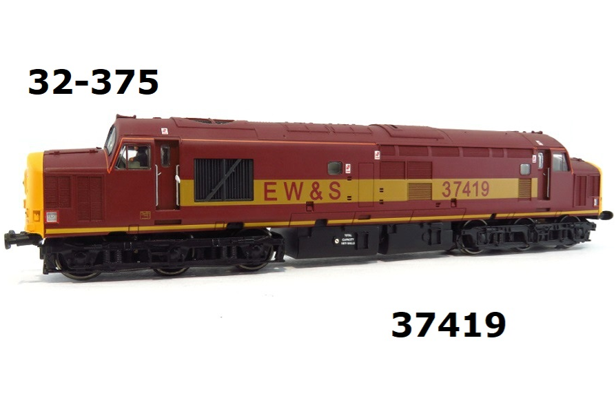 Bachmann 32-375P Class 37/4 37419 In EW&S Livery OO Gauge PREOWNED DCC READY