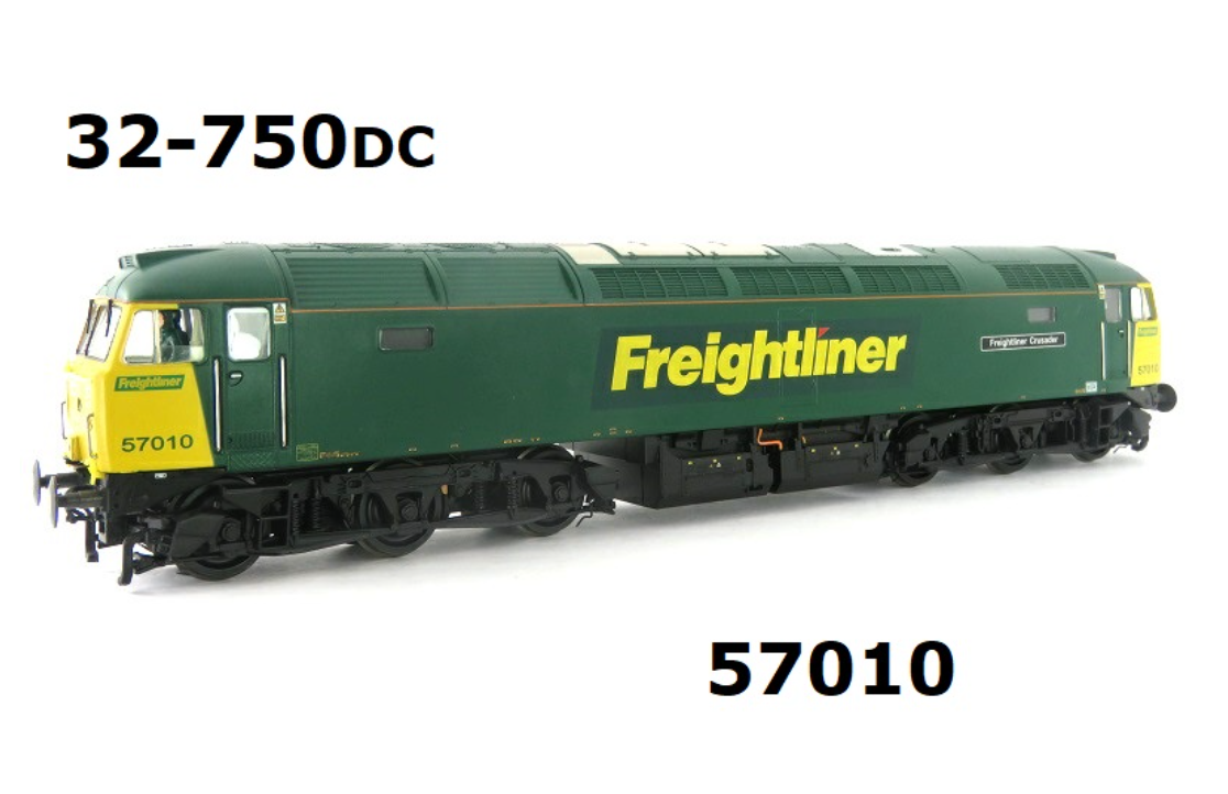 Bachmann 32-750DCP Class 57 57010 "Freightliner Crusader" In Freightliner Livery OO Gauge PREOWNED DCC READY
