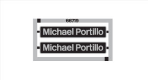 66719 Michael Portillo nameplate - OO Gauge GBRf (Copy)