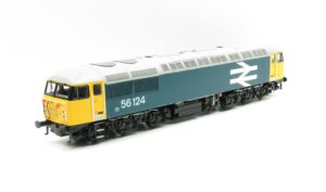 CAVALEX MODELS RRCM-56124-LL CLASS 56 - 56124 - in BR Large Logo Blue Livery OO Gauge DCC READY