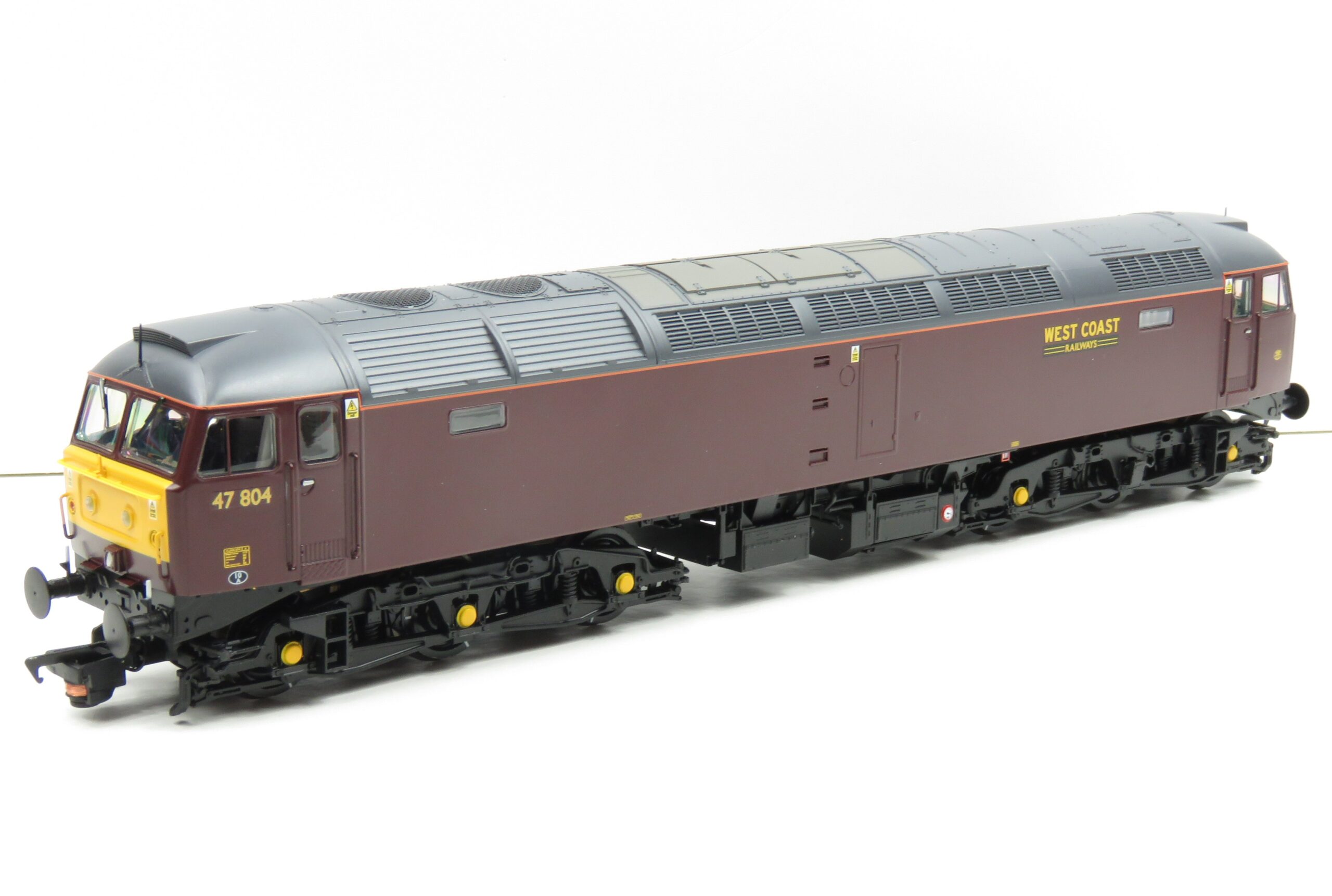 Bachmann Class 47/4 47804 WCRC Maroon Livery OO Gauge DCC SFX SOUND FITTED DELUXE REWORK RENUMBER