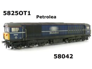 Heljan 5825OT1P Class 58 58042 "Petrolea" In Mainline Blue Livery Weathered  - OO Gauge DCC Ready PREOWNED