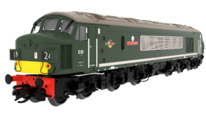 Rapido 823102 Class 45 D99 "3rd Carabinier" BR Green With Small Yellow Panels - TT Gauge