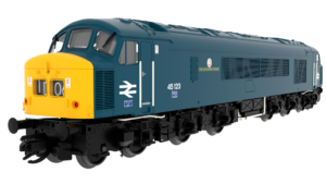 Rapido 823104 Class 45 45123 "The Lancashire Fusilier" BR Blue With Headcode Blinds - TT Gauge