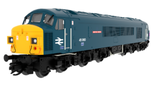 Rapido 823106 Class 45 45060 "Sherwood Forester" BR Blue With Domino Headcodes - TT Gauge