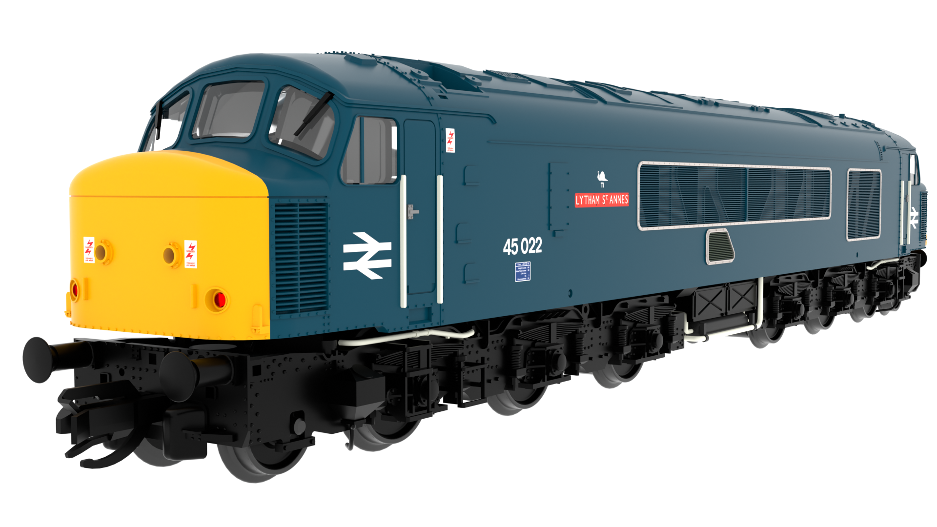 Rapido 823107 Class 45 45022 "Lytham St Annes" BR Blue With Sealed Beam Headlights - TT Gauge
