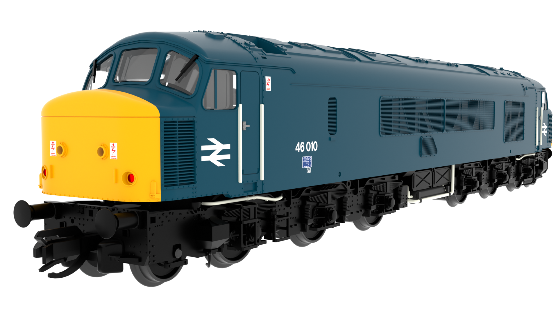 Rapido 823205 Class 46 46010 BR Blue With Sealed Beam Headlights - TT Gauge