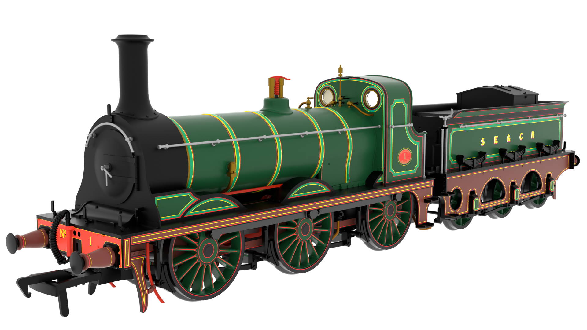 Rapido 825504 SER O Class No.1 SECR Wainwright Green - DCC SOUND - OO Gauge