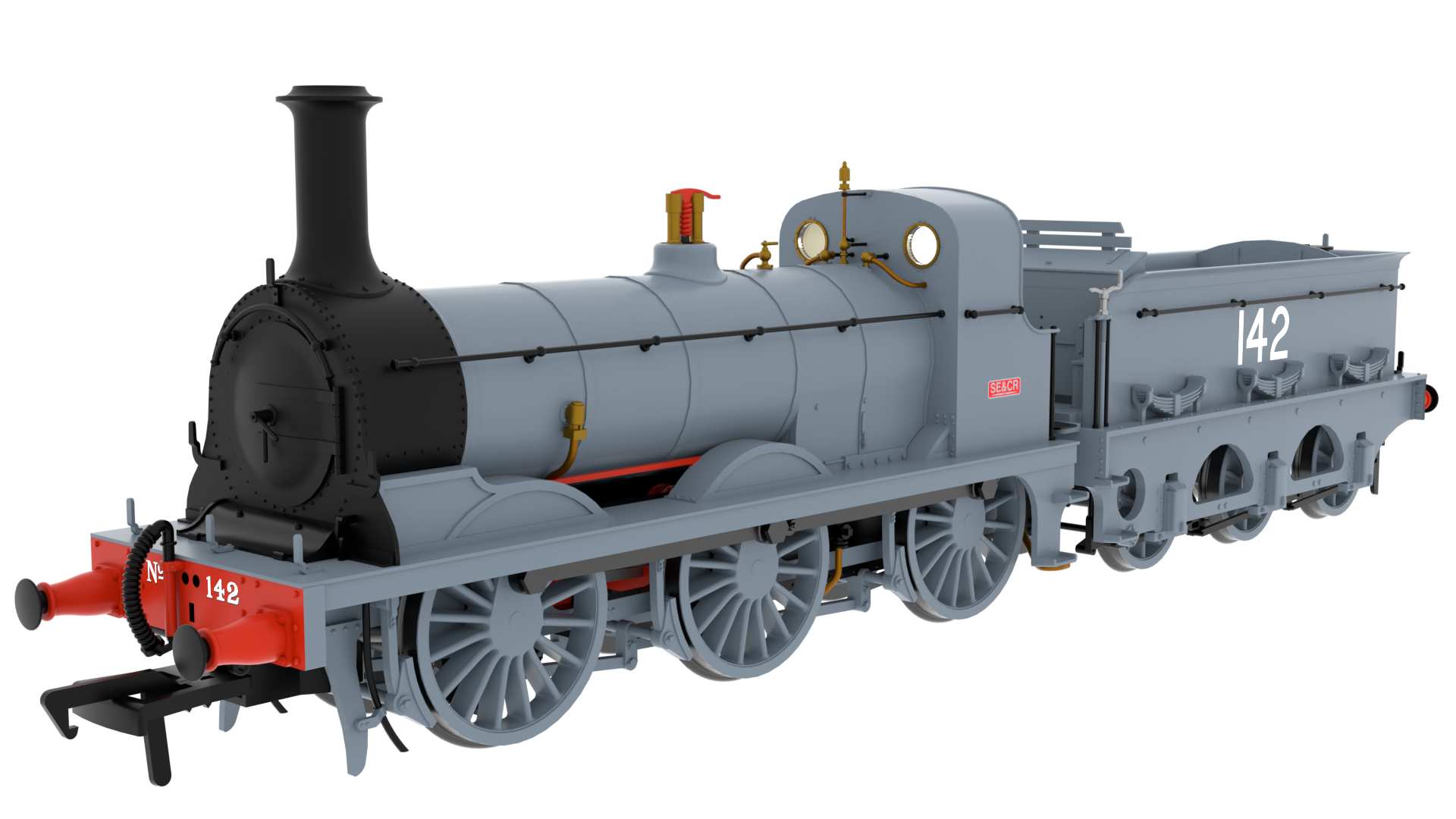 Rapido 825507 SER O Class No.142 SECR Grey - DCC SOUND - OO Gauge