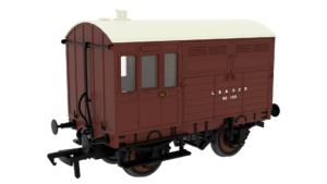 Rapido 829028 LBSCR Plain Mahogany ‘Evolution’ Horsebox No.130 - OO Gauge