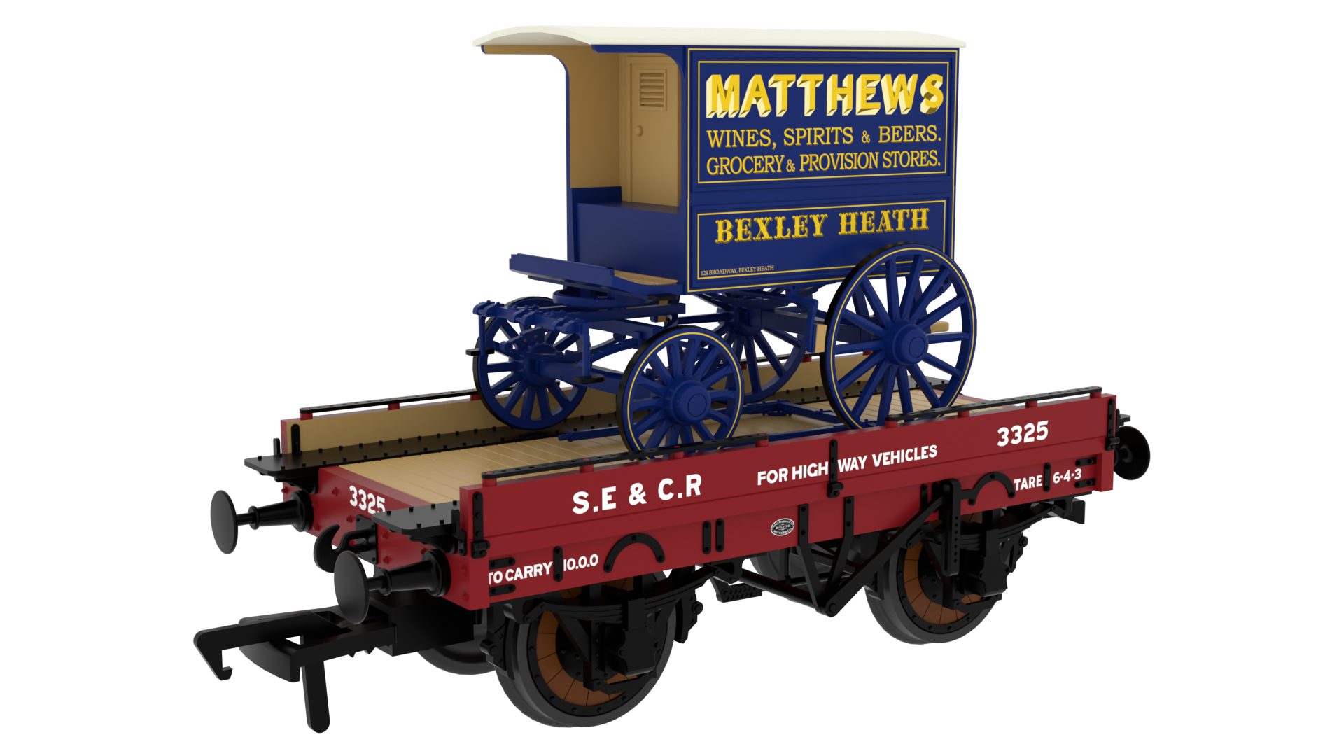 Rapido 830001 SECR ‘Evolution’ Open Carriage Truck No.3325 - OO Gauge