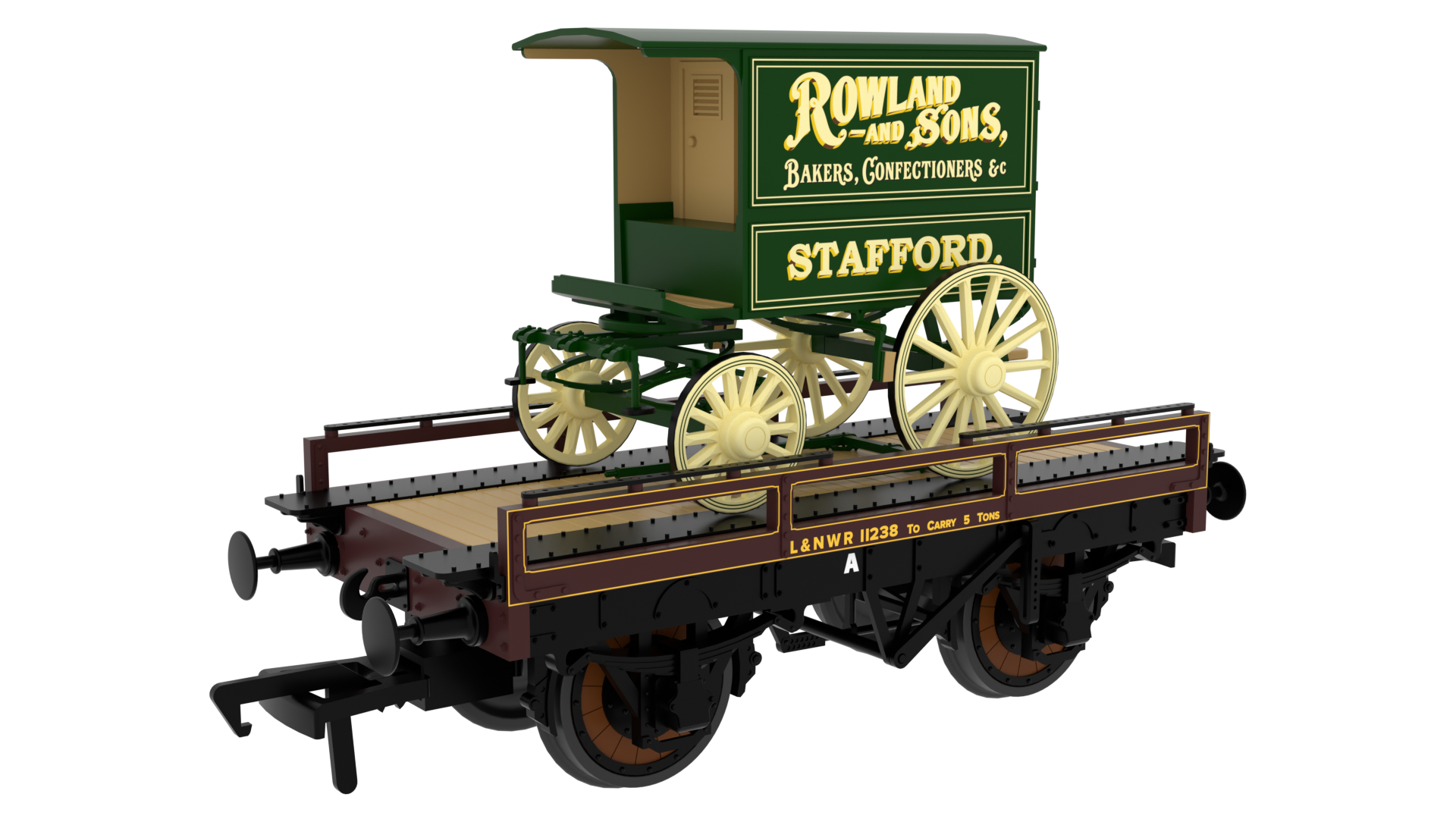 Rapido 830003 LNWR ‘Evolution’ Open Carriage Truck No.11238 - OO Gauge