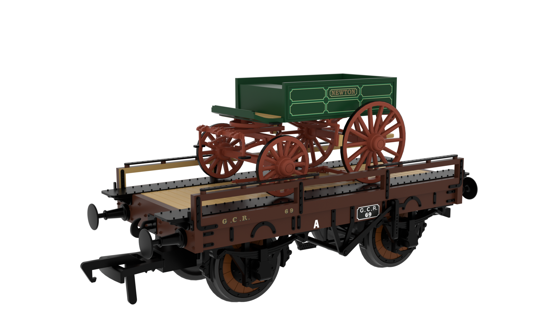 Rapido 830005 GCR ‘Evolution’ Open Carriage Truck No.69 - OO Gauge