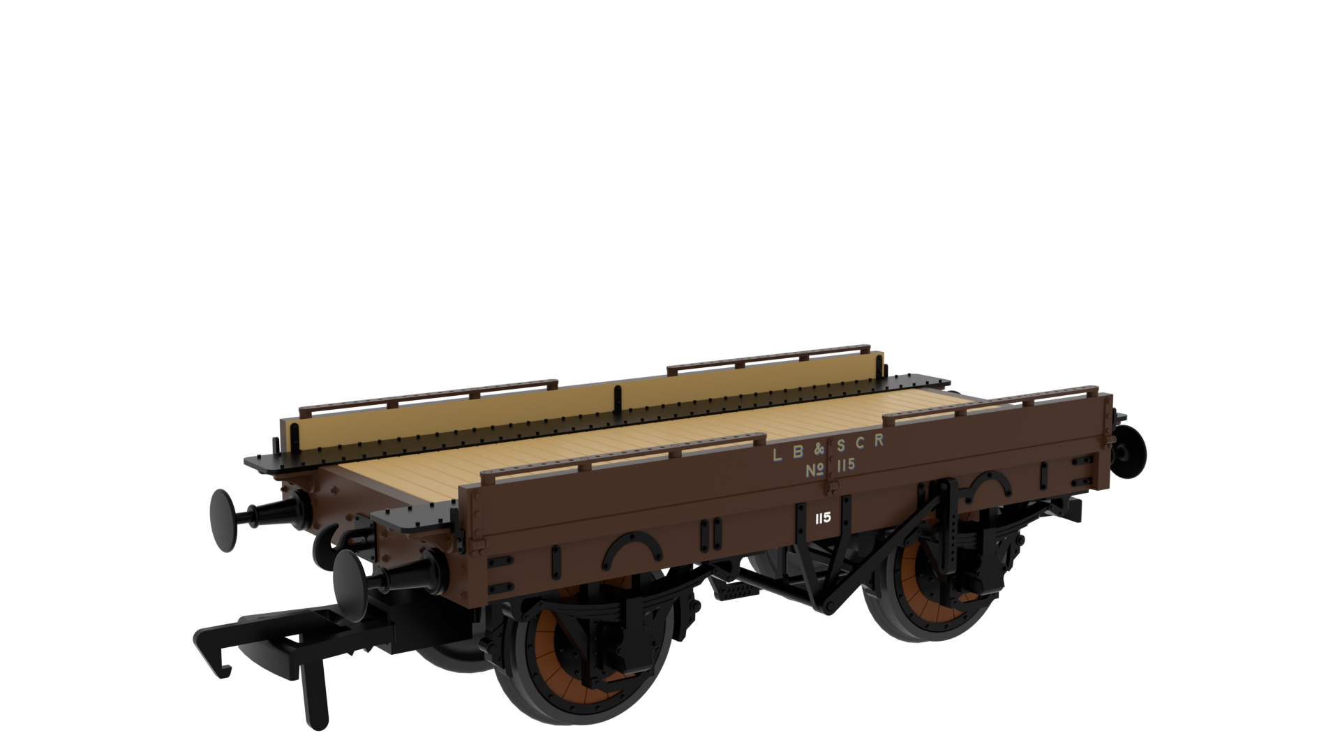 Rapido 830008 LBSCR ‘Evolution’ Open Carriage Truck No.115 - OO Gauge