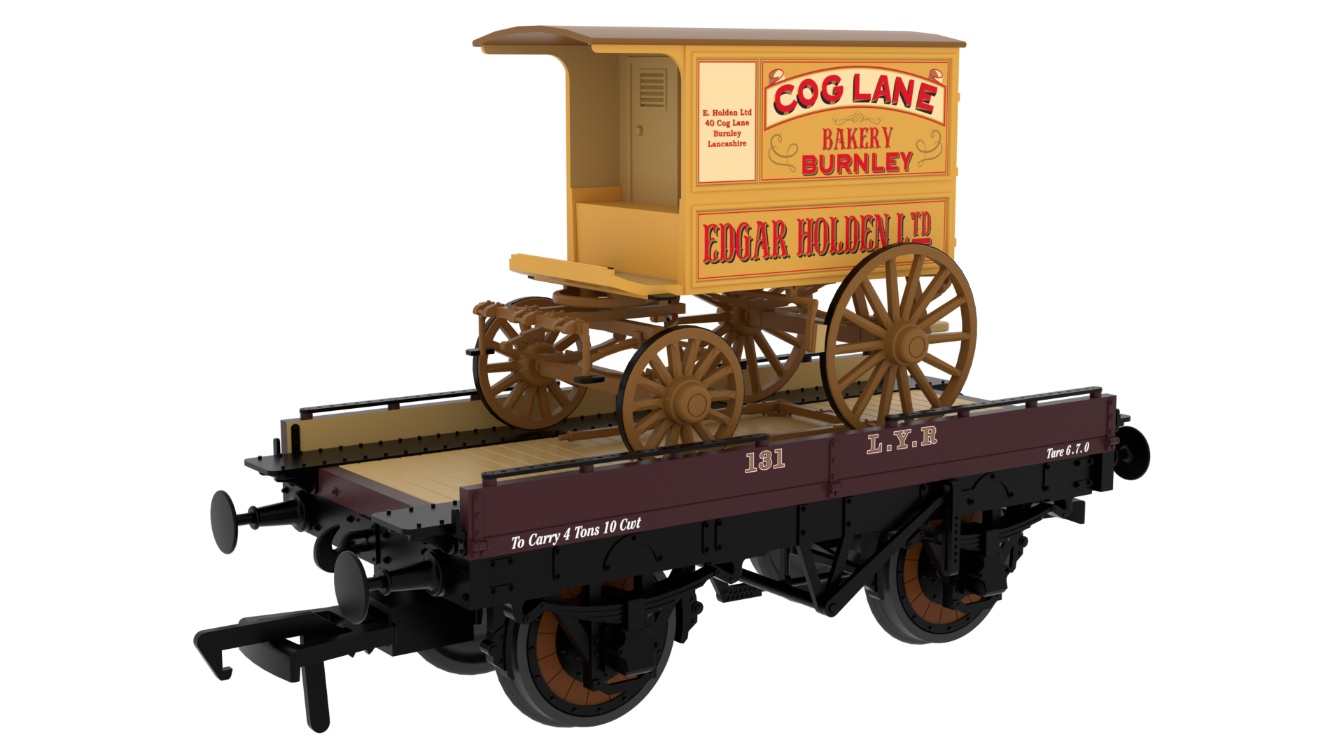 Rapido 830012 L&Y ‘Evolution’ Open Carriage Truck No.131 - OO Gauge