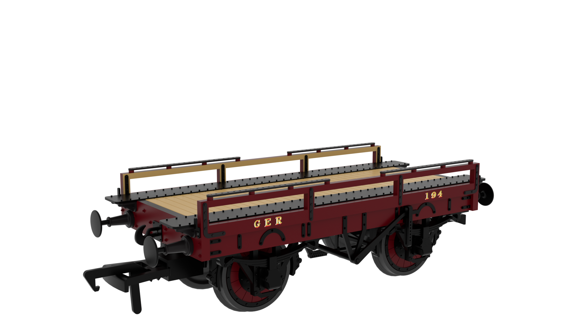 Rapido 830013 GER ‘Evolution’ Open Carriage Truck No.194 - OO Gauge