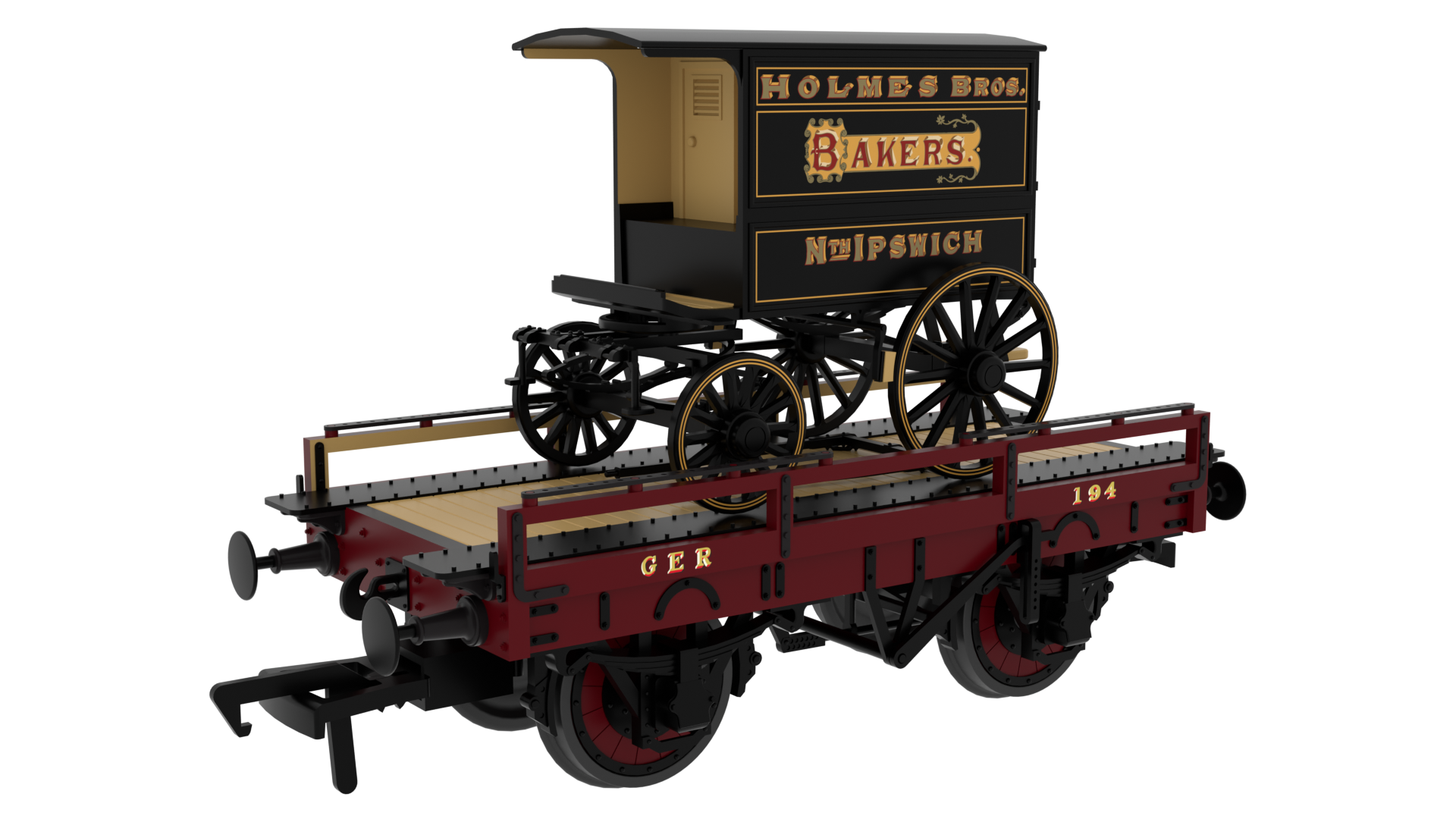 Rapido 830013 GER ‘Evolution’ Open Carriage Truck No.194 - OO Gauge