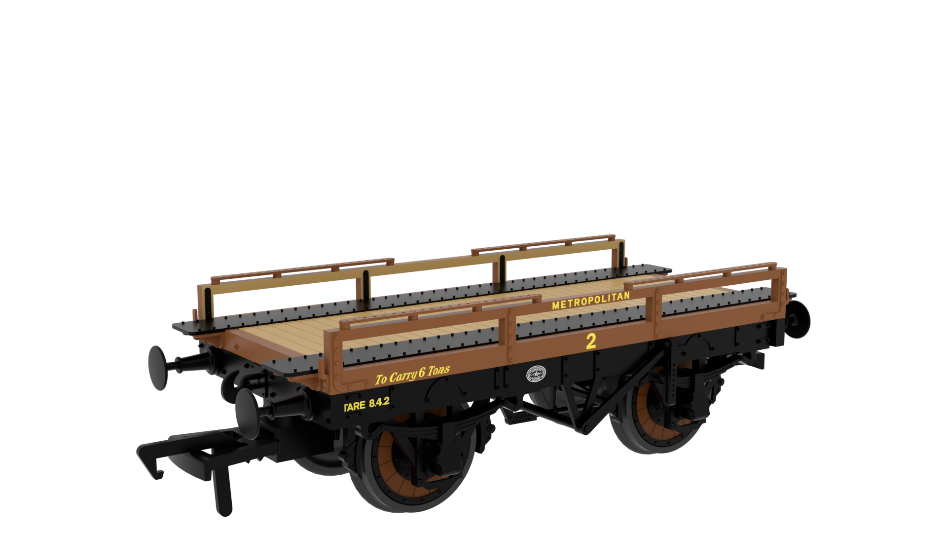 Rapido 830015 Metropolitan ‘Evolution’ Open Carriage Truck No.2 - OO Gauge