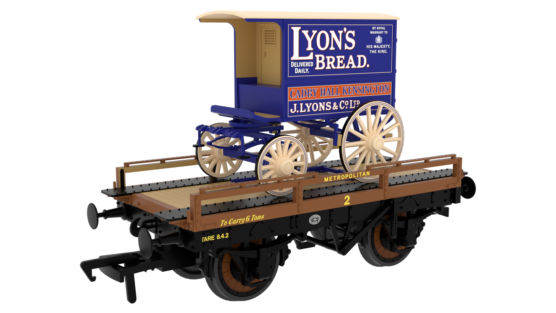 Rapido 830015 Metropolitan ‘Evolution’ Open Carriage Truck No.2 - OO Gauge