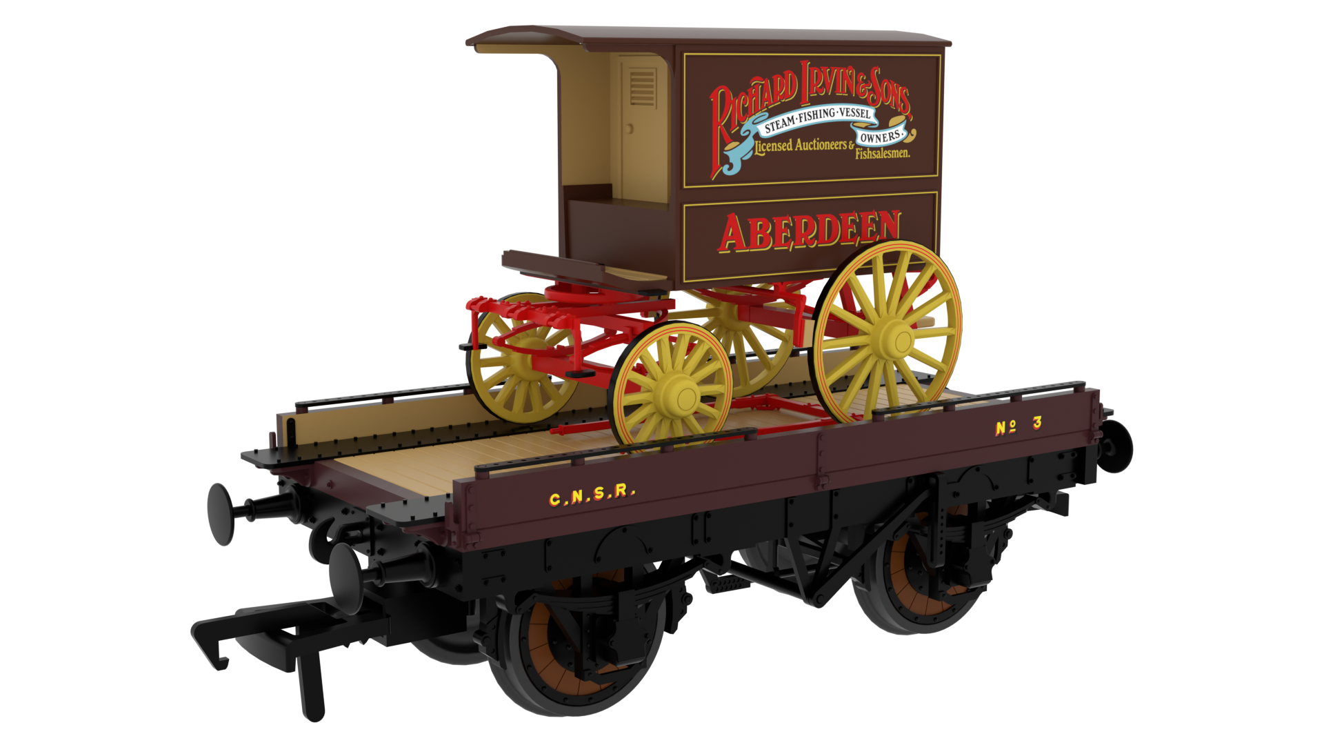 Rapido 830016 GNoSR ‘Evolution’ Open Carriage Truck No.3 - OO Gauge