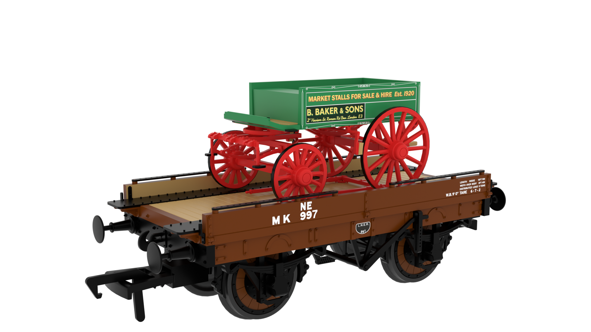 Rapido 830019 LNER ‘Evolution’ Open Carriage Truck No.997 - OO Gauge