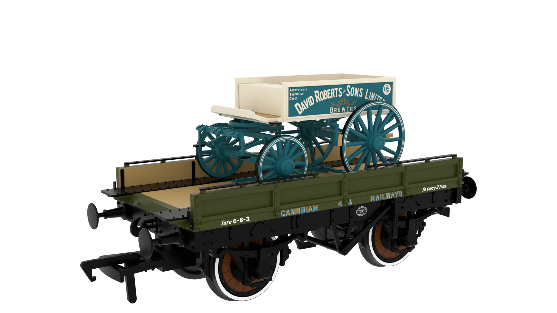 Rapido 830022 Cambrian 'Evolution' Open Carriage Truck No.44 - OO Gauge