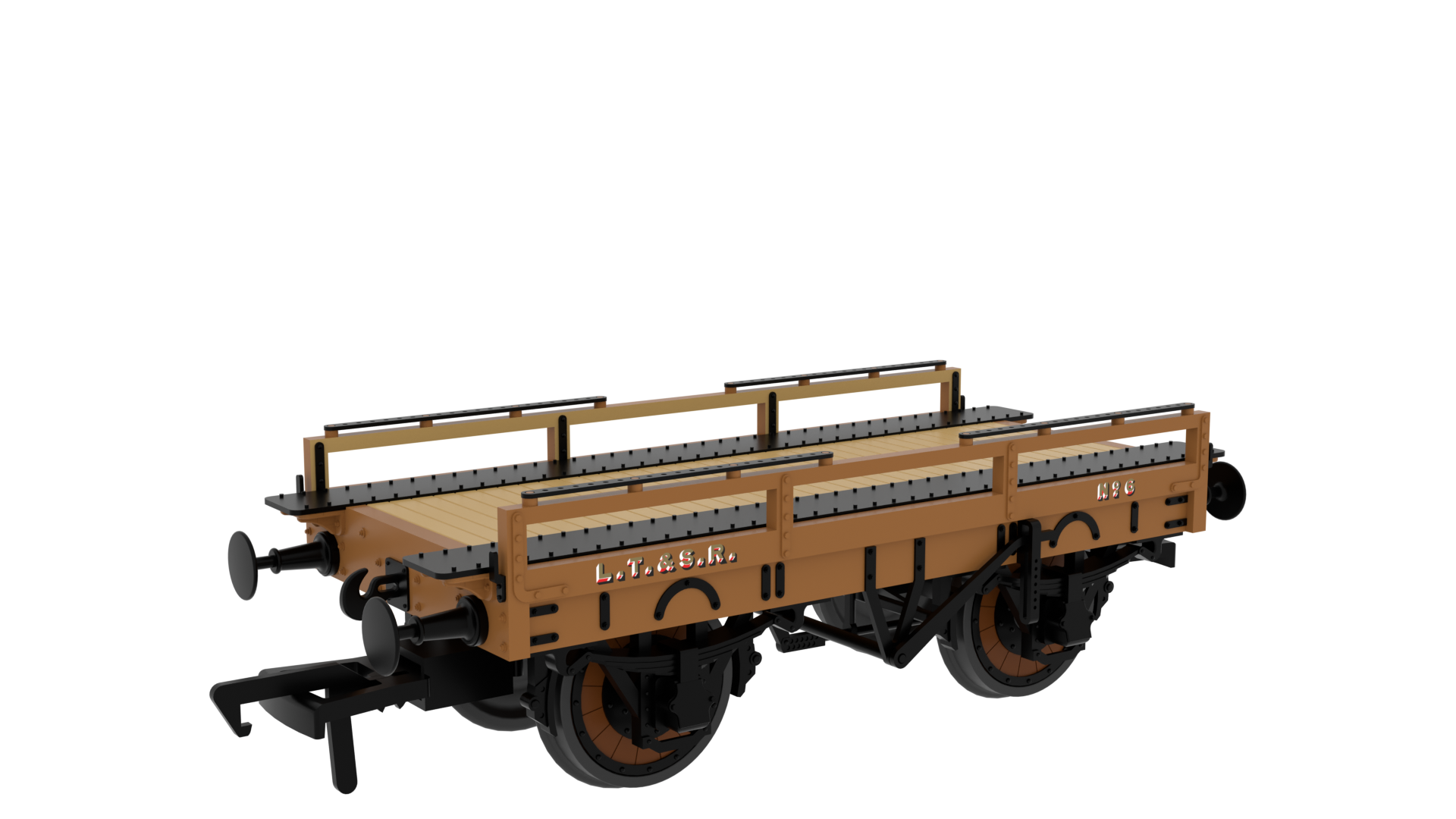 Rapido 830024 LT&SR 'Evolution' Open Carriage Truck No.6 - OO Gauge