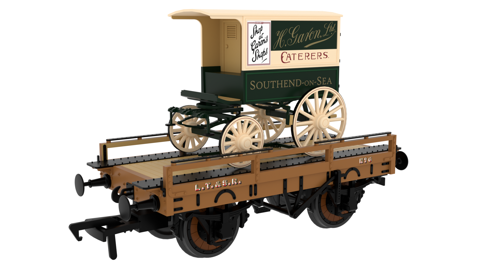 Rapido 830024 LT&SR 'Evolution' Open Carriage Truck No.6 - OO Gauge