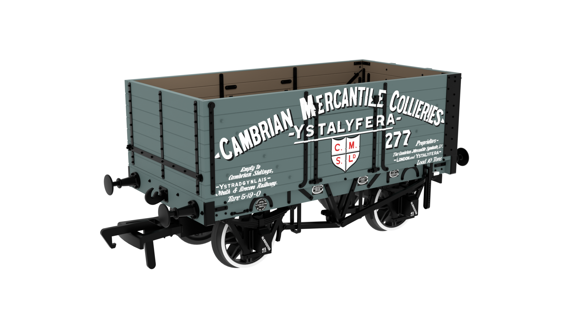 Rapido 967811 Cambrian Mercantile Collieries No.277 - OO Gauge