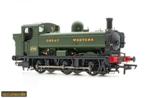 ACCURASCALE STEAM ACC3542 GWR Pannier Tank - 8750 Class - 8764 - Great Western Green OO Gauge DCC READY