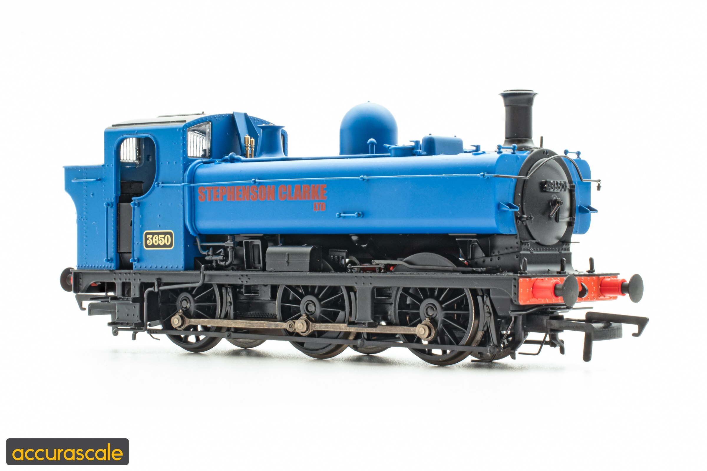 ACCURASCALE STEAM ACC3548 GWR Pannier Tank - 8750 Class - 3650 - Stephenson Clarke Blue OO Gauge DCC READY