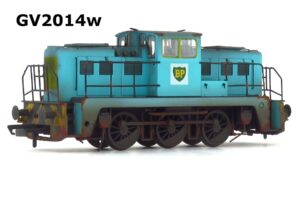 Oxford Rail Golden Valley GV2014WP JYEC Janus 0-6-0DE Shunter In British Petroleum Blue Livery Olivia's Weathered - OO Gauge DCC READY PREOWNED