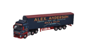 Oxford Diecast 76VOL01WF Volvo FH Walking Floor Alex Anderson  - 1:76 Scale