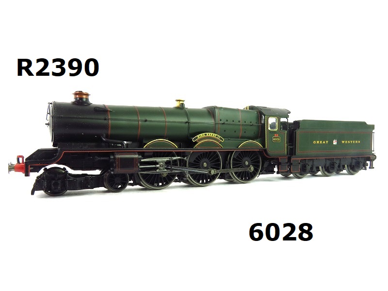 Hornby R2390P1 King Class 6028 "King Henry II" In Great Western Green Livery OO Gauge DCC READY PREOWNED