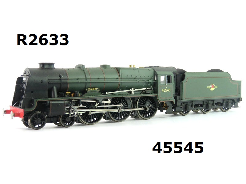 Hornby R2633PNR Rebuilt Patriot 45545 "Planet" In BR Lined Green Livery Late Crest OO Gauge DCC READY PREOWNED NON RUNNER
