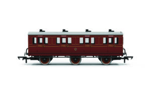 Hornby R40538 LB&SCR 6 wheel First class coach 452 - OO Gauge