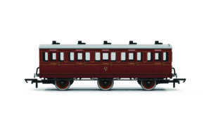 Hornby R40539 LB&SCR 6 wheel third class coach 612 - OO Gauge