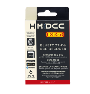 Hornby R7321A HM7000 6BLE Decoder - 6 pin with fine wire (NO SOUND)