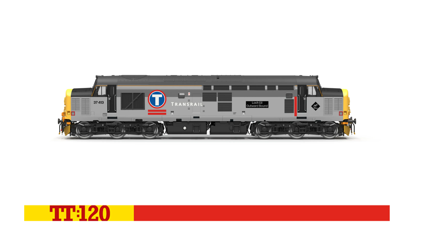 Hornby TT3044M Transrail - Class 37 - 37413 'Loch Eil Outward Bound' TT Gauge