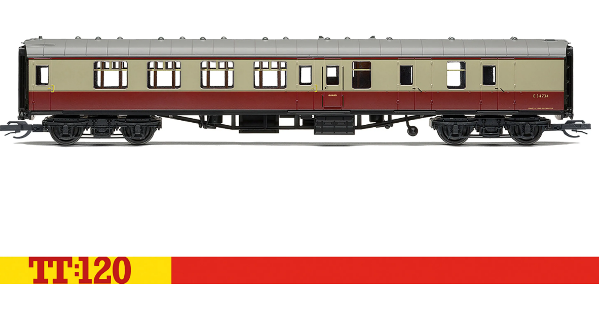 Hornby TT4006 BR Mk1 Brake Second Corridor E34734 - Era 4 - TT Gauge